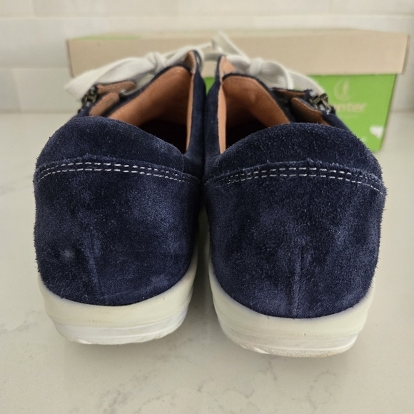 Ganter Gisa 7 Royal Blue Lace-Up Aktiv Active Sneaker Rocker Zip-Up Size 8.5 US - Picture 4 of 6